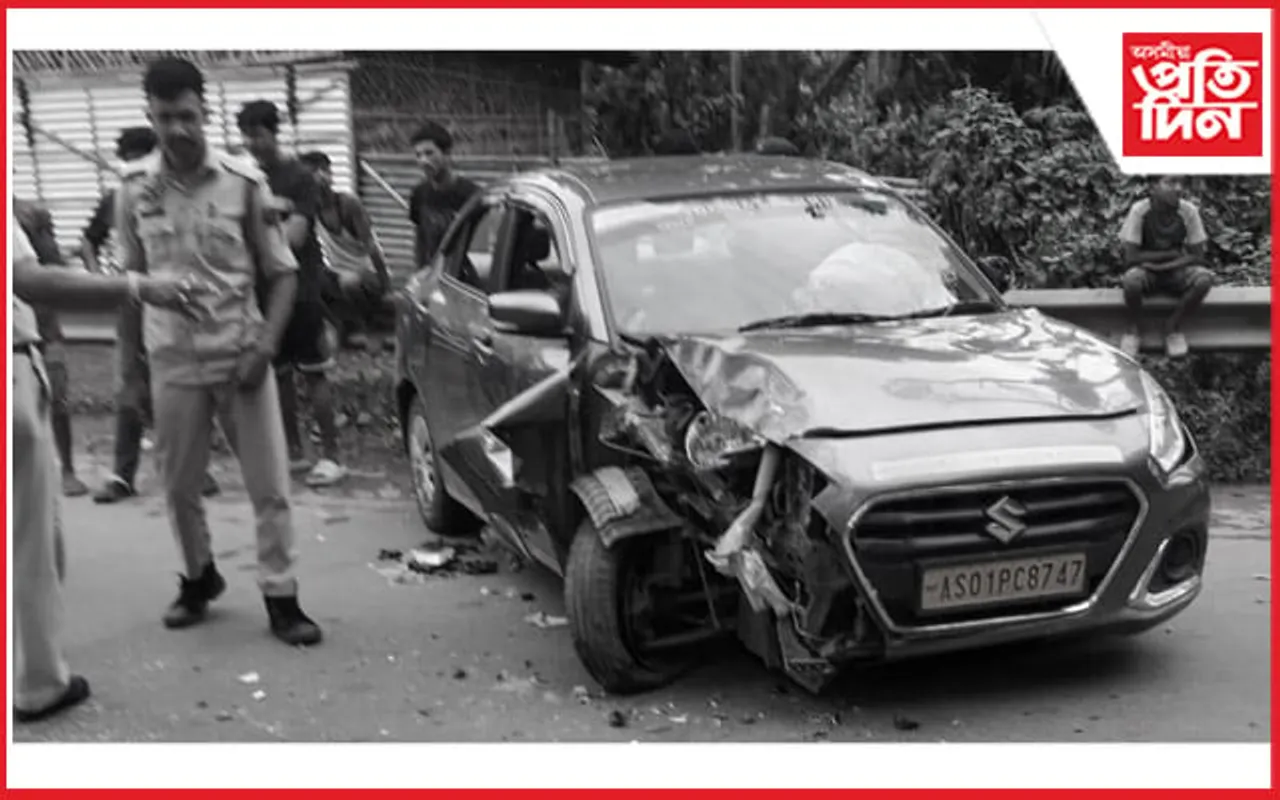 টাটা মেজিকৰ অতপালিঃ পানীখাইটিত পথ দুৰ্ঘটনা...